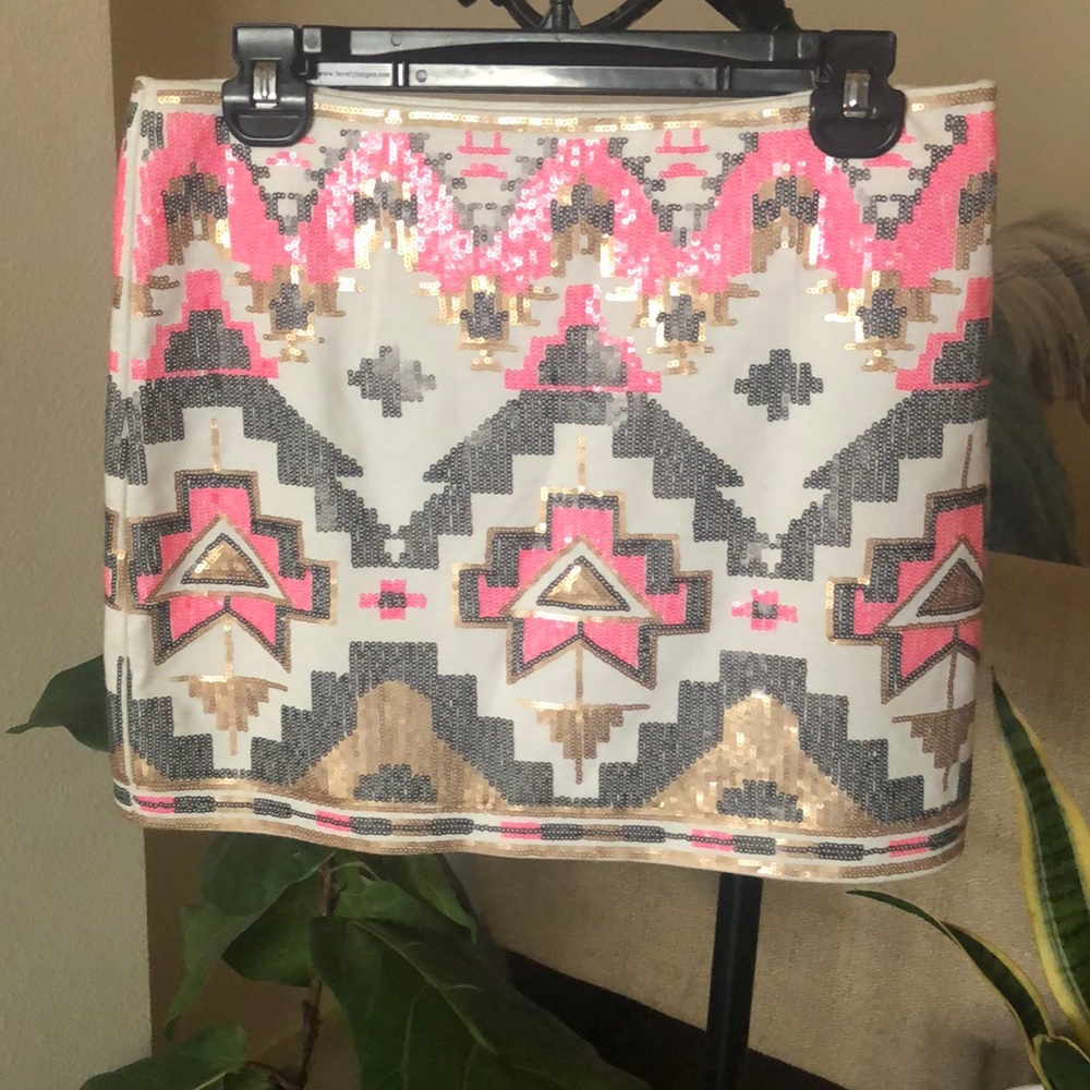 Francesca’s Hot Pink Skirt